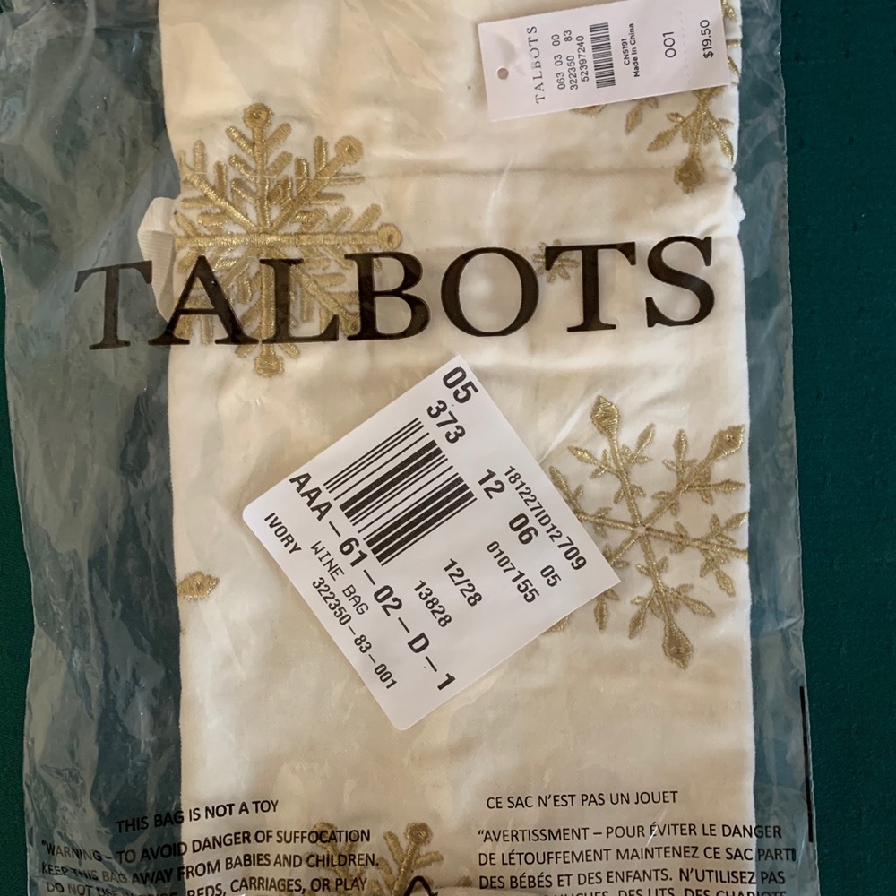 Talbots wine bag - Picture 3 of 3